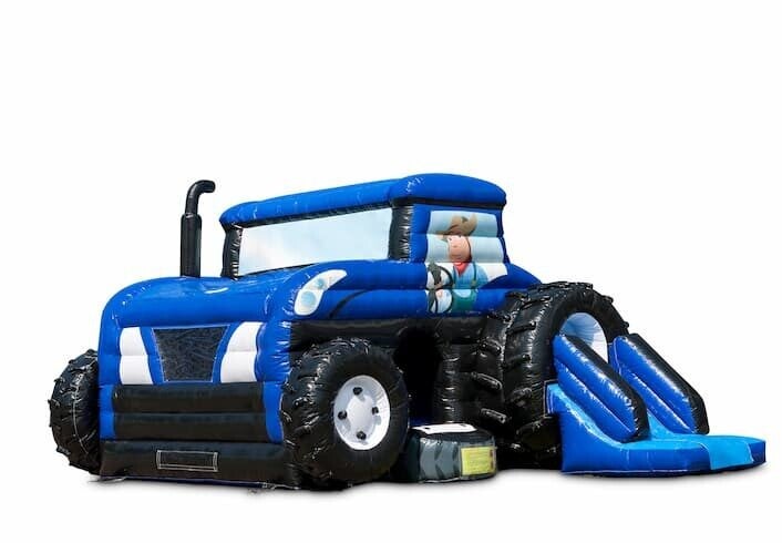 Hüpfburg Traktor